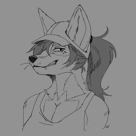 greyscale headshot
